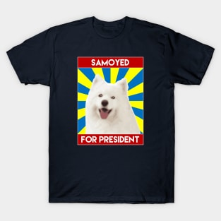 Samoyed For President T-Shirt